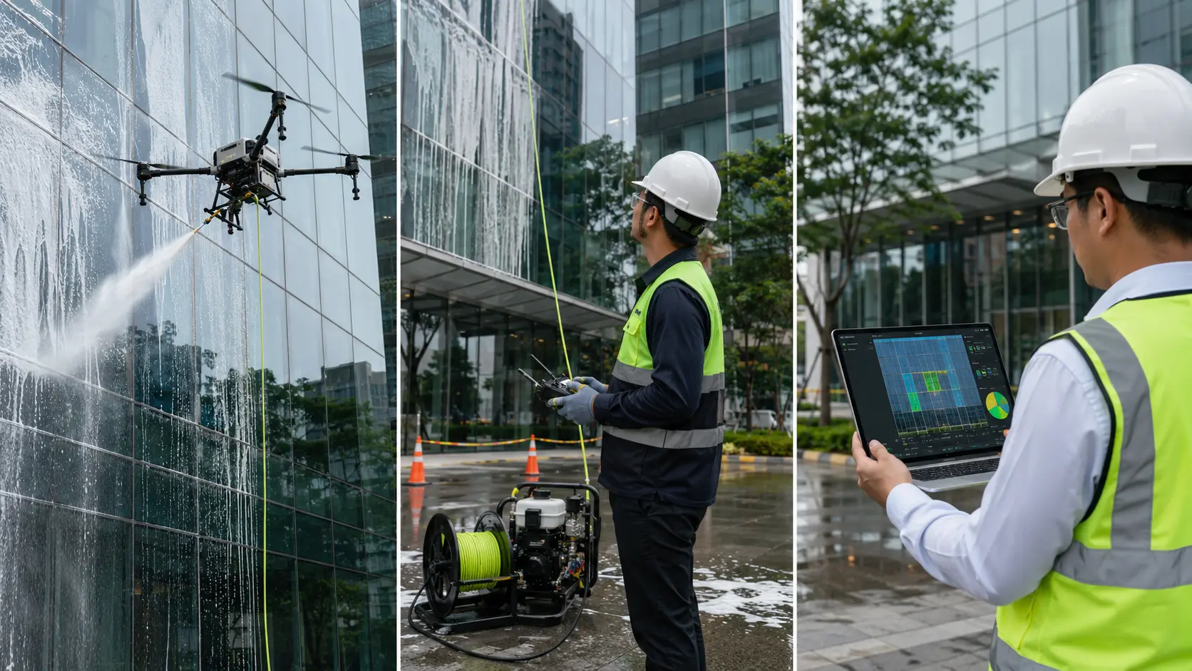 Các đội drone chuyên dụng của Saigon Drone Services đang vận hành ngoài thực địa